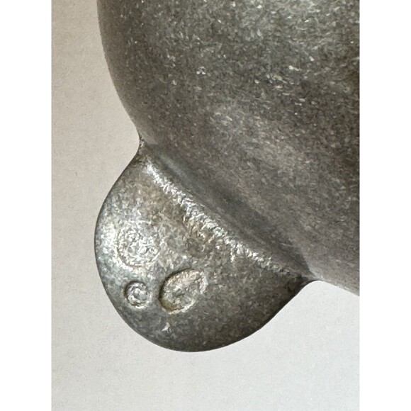 Wilton Pewter Bear Face Mug Child Cup  Hallmarks/Makers Marks on ear - Picture 6 of 11